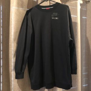Women’s Black Nike Air Longline Sweatshirt